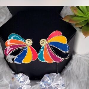 Colorful Swirl Earrings